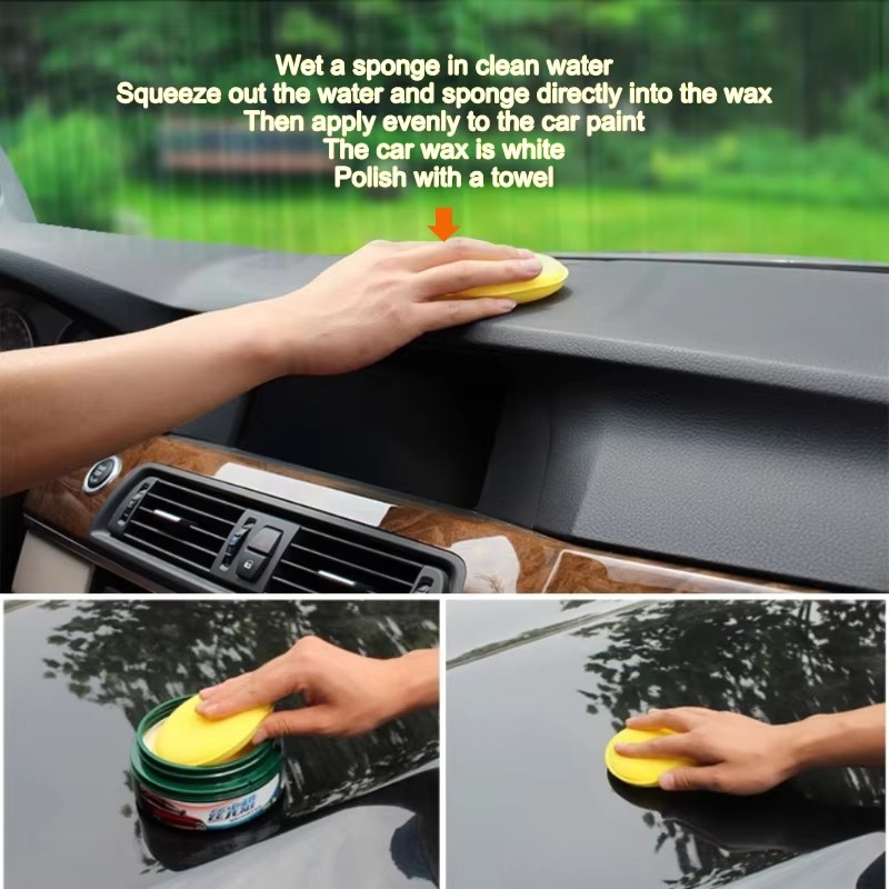 Wax Applicator Pad - Araba Detaylandırma Bakım Aracı Gri 12'li