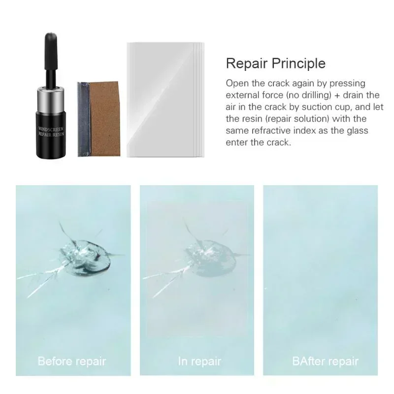 Araba Ön Camı Çatlak Onarım Ar - Glass Cleaner Streak incelemesi ve fiyatı