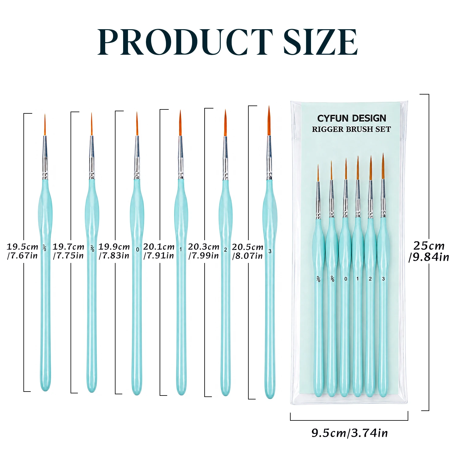 6 adet Rigger Boya Fırçası Set - Detailing Brush Set incelemesi ve fiyatı